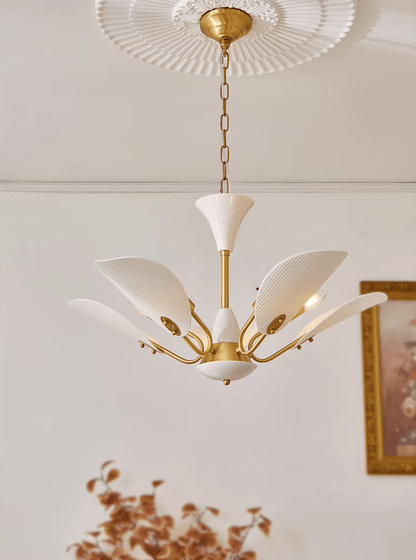 Liora Blossom Chandelier - Elegant Floral Design with Adjustable Heigh