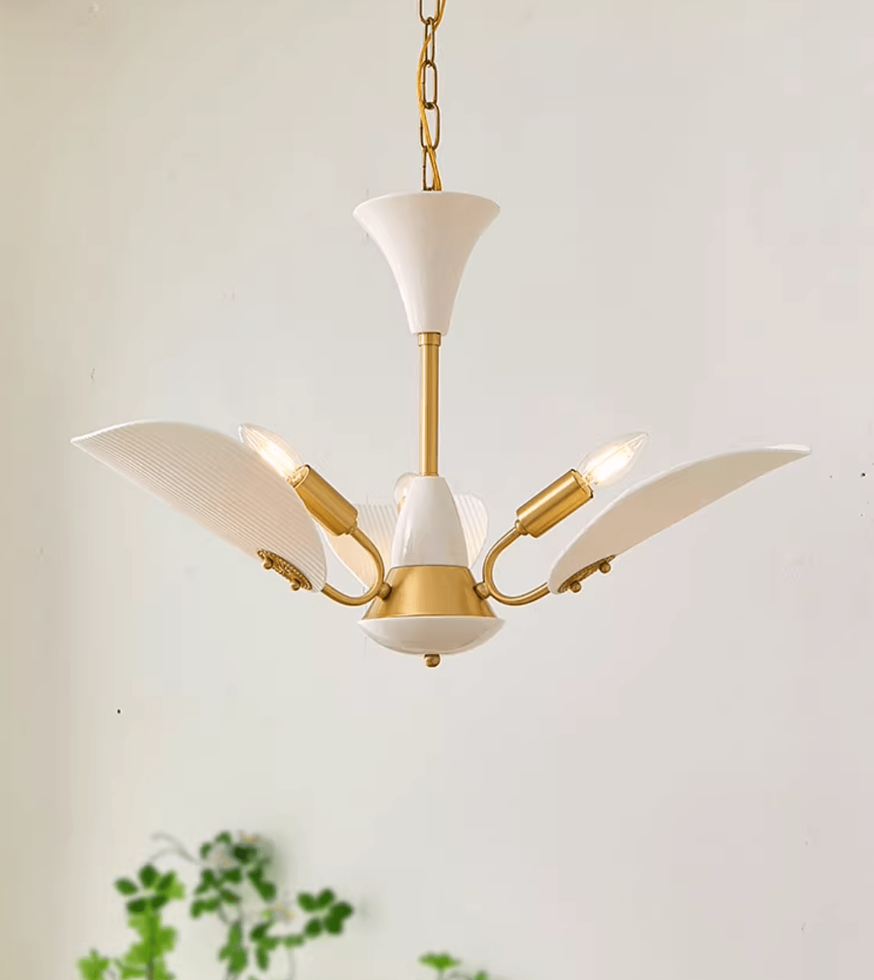 Liora Blossom Chandelier - Elegant Floral Design with Adjustable Heigh