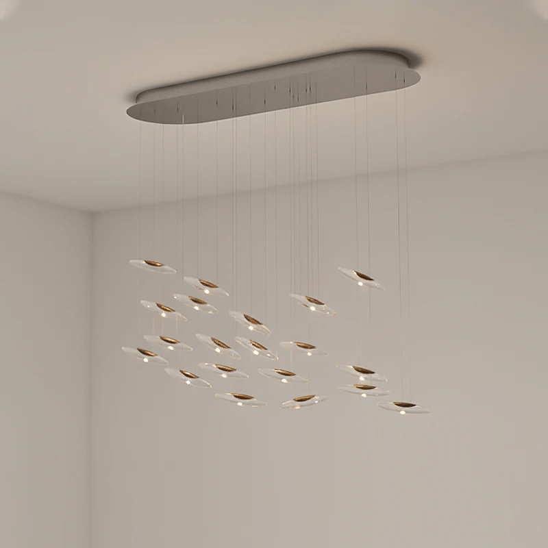Elegant Moonlight Whispers Chandelier with Adjustable Brightness & Cry