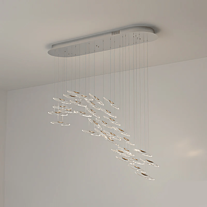 Elegant Moonlight Whispers Chandelier with Adjustable Brightness & Cry