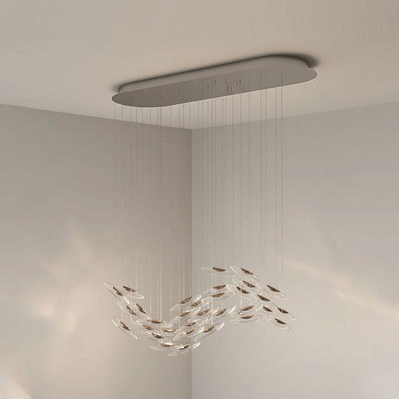Elegant Moonlight Whispers Chandelier with Adjustable Brightness & Cry