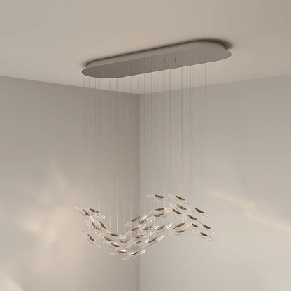 Elegant Moonlight Whispers Chandelier with Adjustable Brightness & Cry