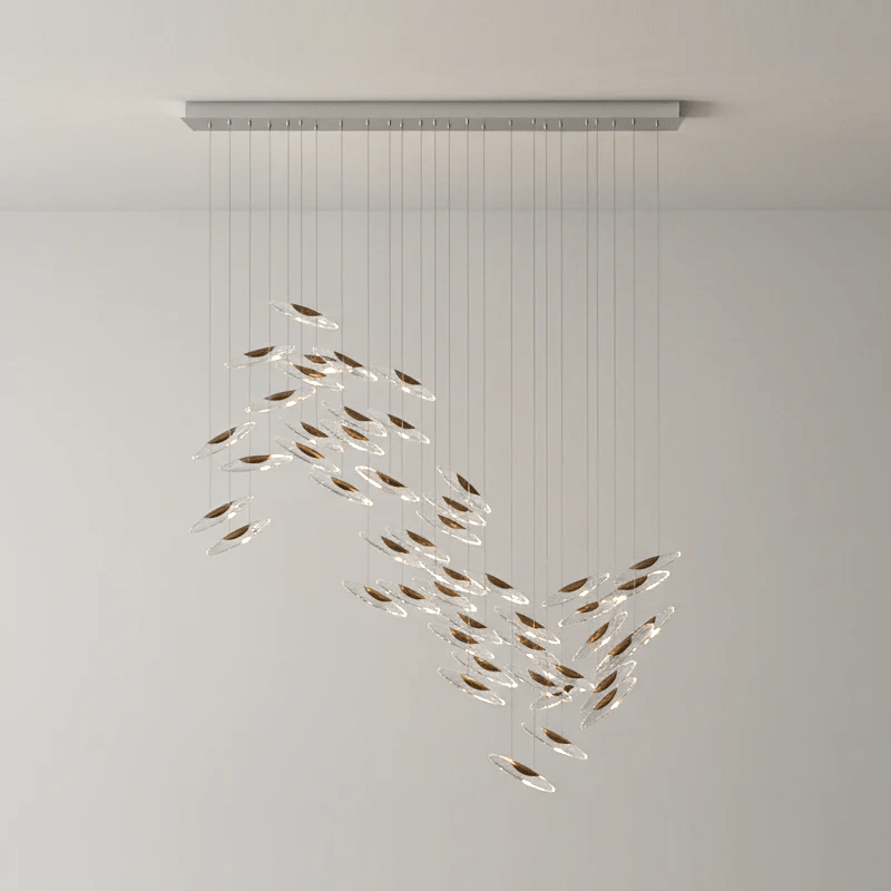 Elegant Moonlight Whispers Chandelier with Adjustable Brightness & Cry