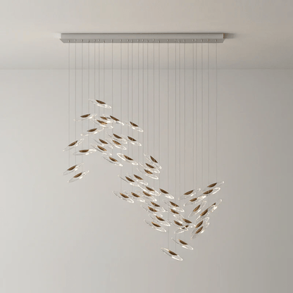 Elegant Moonlight Whispers Chandelier with Adjustable Brightness & Cry