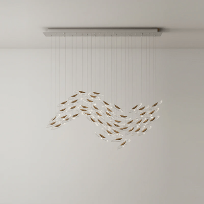 Elegant Moonlight Whispers Chandelier with Adjustable Brightness & Cry