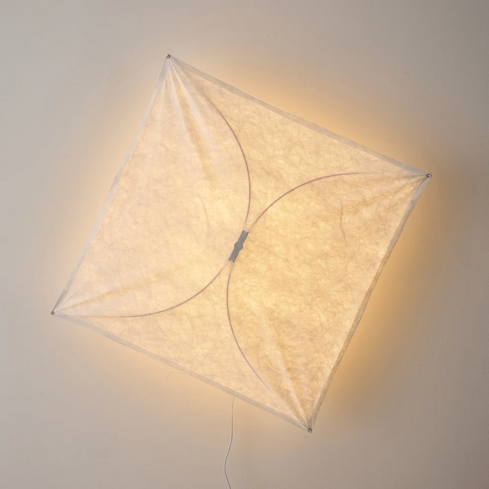 Kite Shaped Paper Wall Lamp - Soft Ambient Light & Energy Efficient De