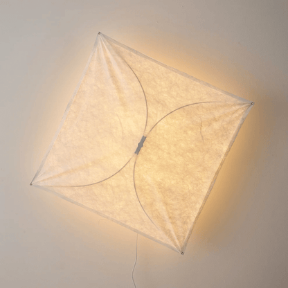 Kite Shaped Paper Wall Lamp - Soft Ambient Light & Energy Efficient De