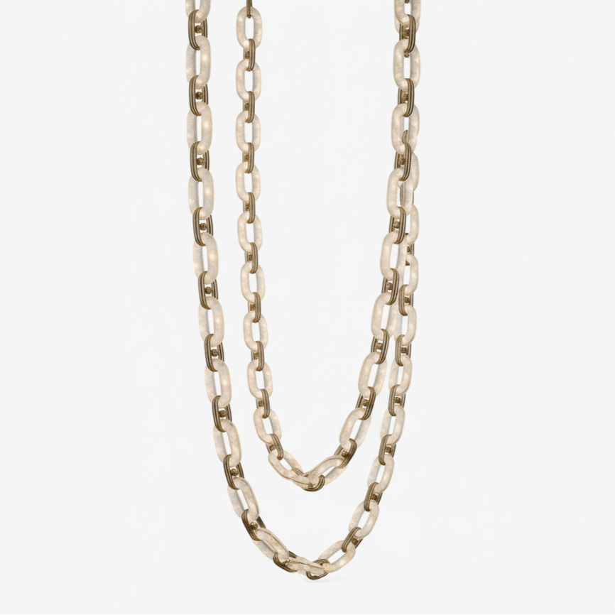 Modern Chain Link Chandelier - Adjustable Height, Elegant Design
