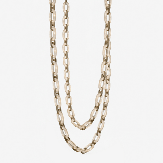 Modern Chain Link Chandelier - Adjustable Height, Elegant Design
