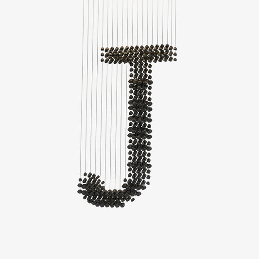 Elegant Charcoal Chandeliers - Adjustable Height, Energy Efficient Lig