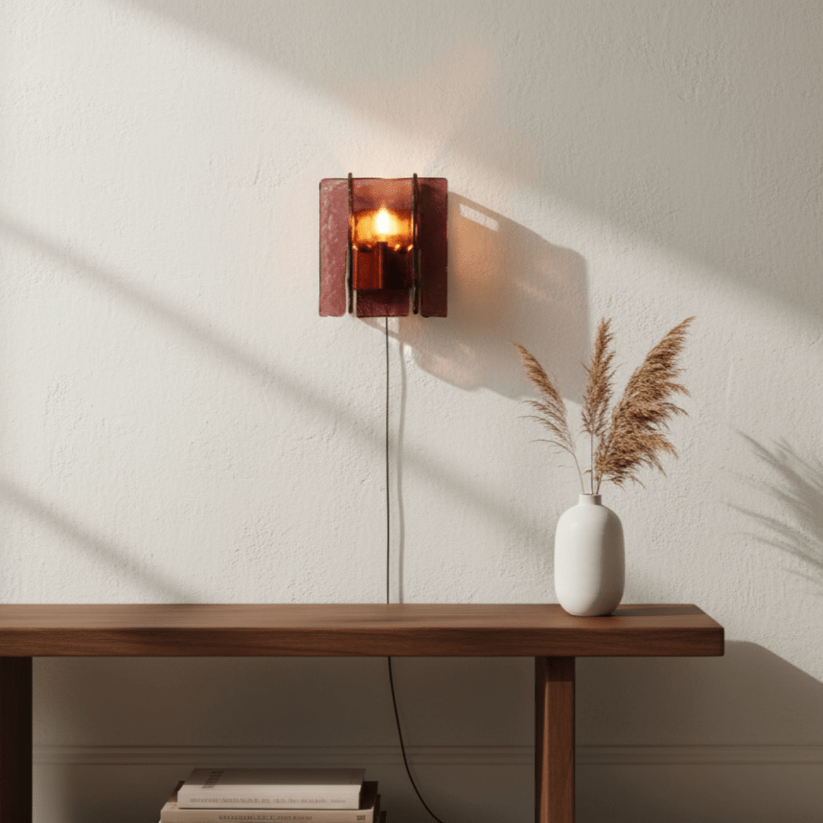 Blason Plug-in Wall Light with Adjustable Brightness and Modern Design