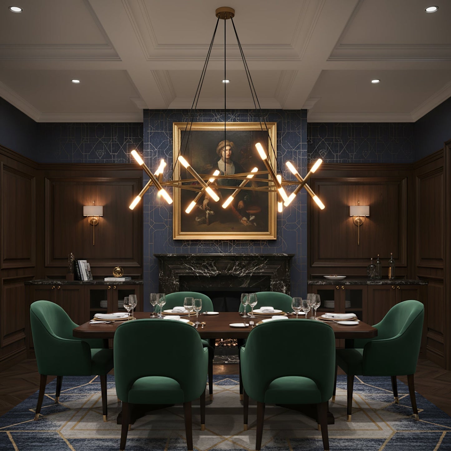 Le Diamant Crystal Chandelier - Elegant Design, Dimmable LED Lights