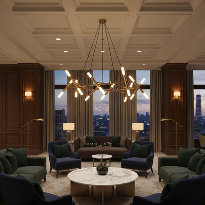 Le Diamant Crystal Chandelier - Elegant Design, Dimmable LED Lights