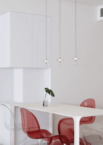 Starfall Staircase Chandelier - Elegant Design with Adjustable Height