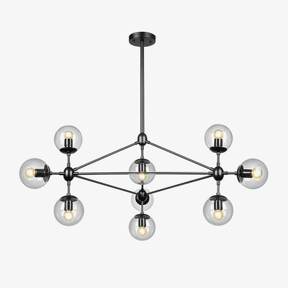 Vertex Chandelier - Modern Design with Adjustable Brightness & Energy-