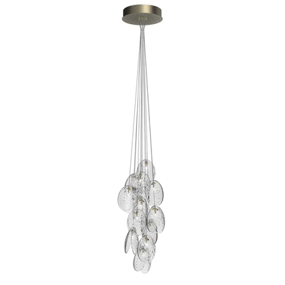 Mussels Cluster Chandelier - Elegant Design with Adjustable Height & W