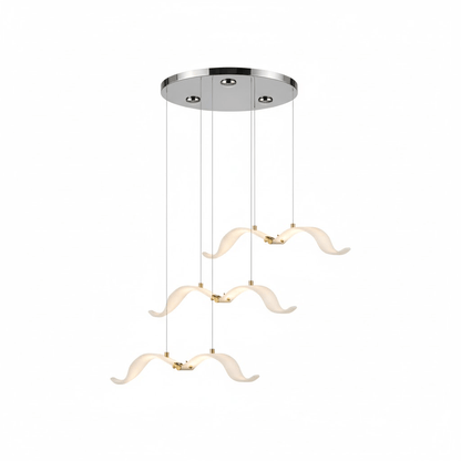 Elegant Large Seagull Chandelier - Adjustable Height, Energy-Efficient