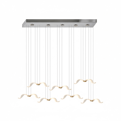 Elegant Large Seagull Chandelier - Adjustable Height, Energy-Efficient