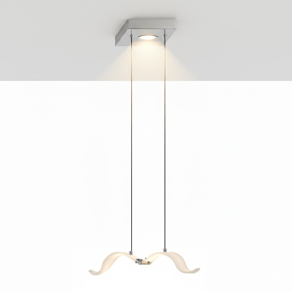 Elegant Large Seagull Chandelier - Adjustable Height, Energy-Efficient