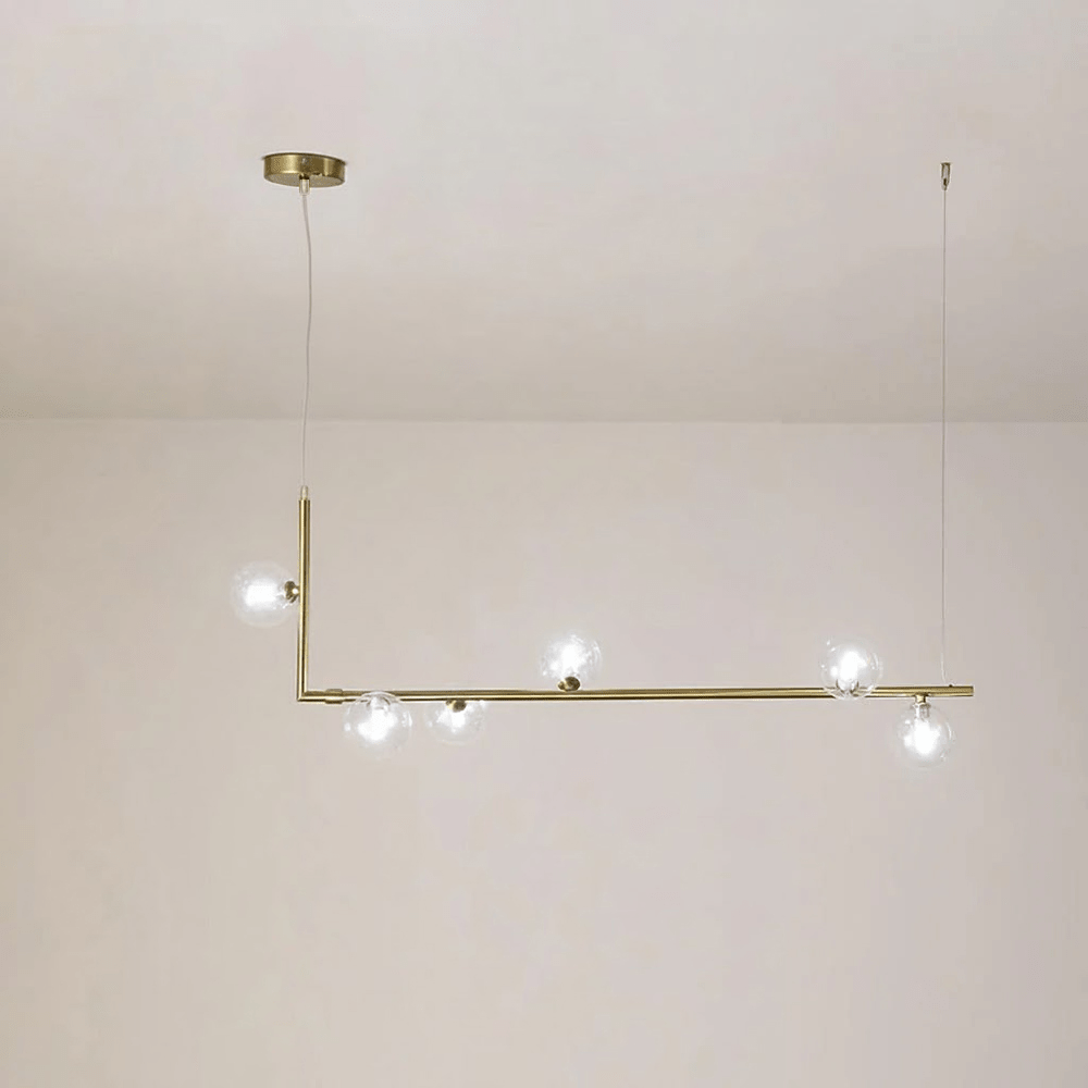 Air 73 Glass Pendant Lamp - Modern Design with Adjustable Height & LED
