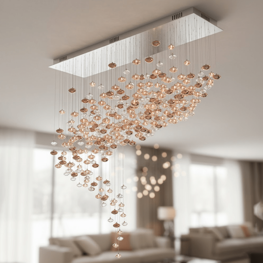 Lure Chandelier - Elegant Design with Dimmable Lighting & Energy Effic