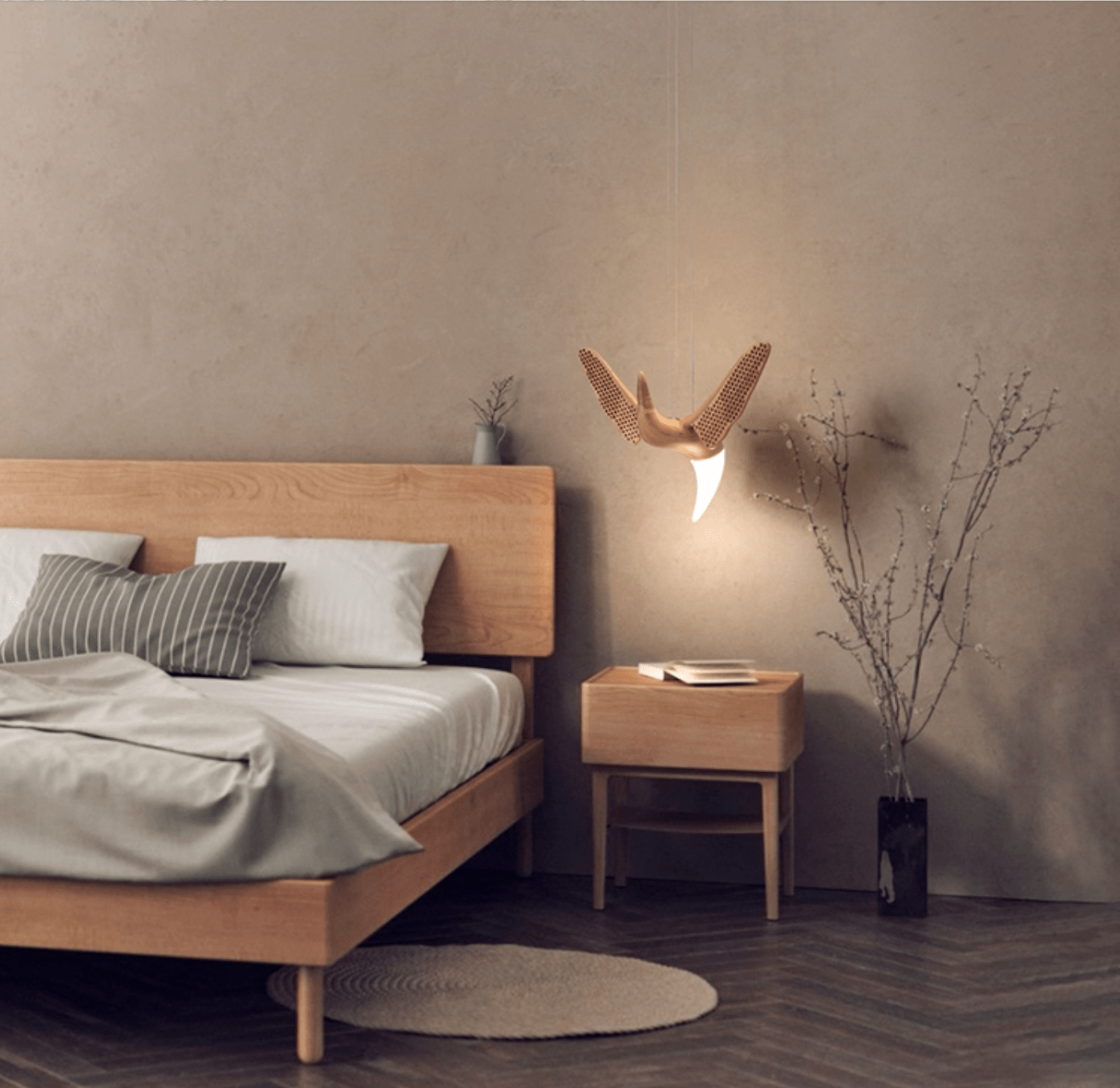 Avian Flight Chandelier - Elegant Design with Adjustable Brightness