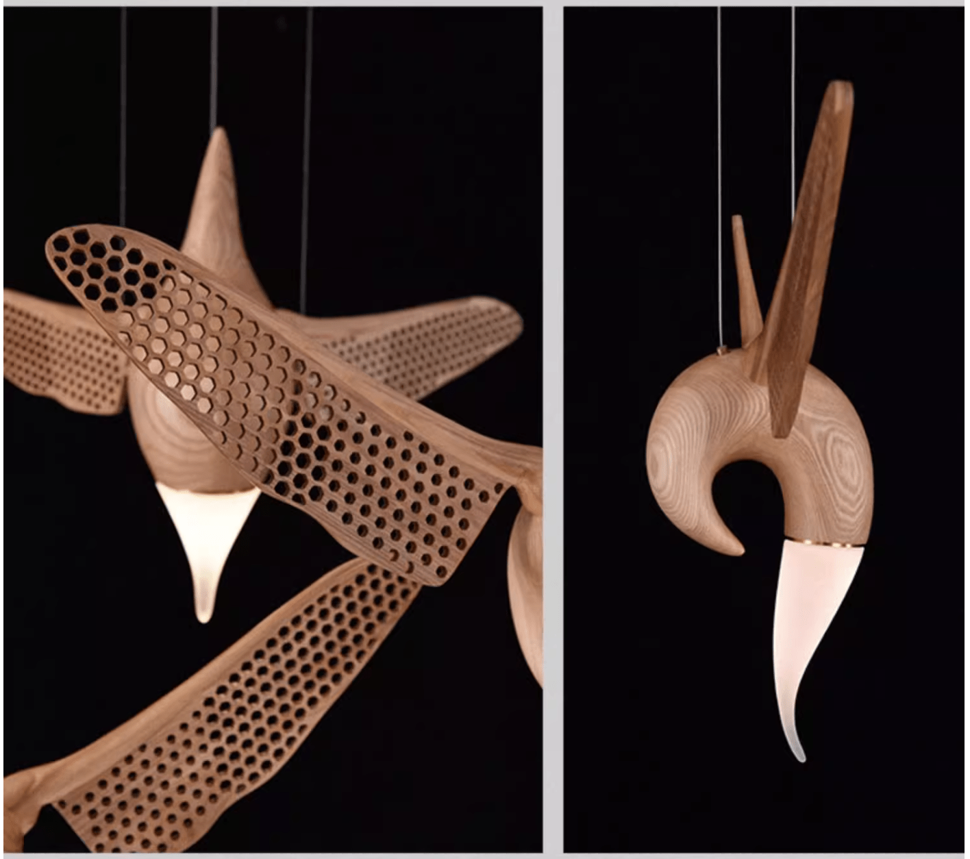 Avian Flight Chandelier - Elegant Design with Adjustable Brightness
