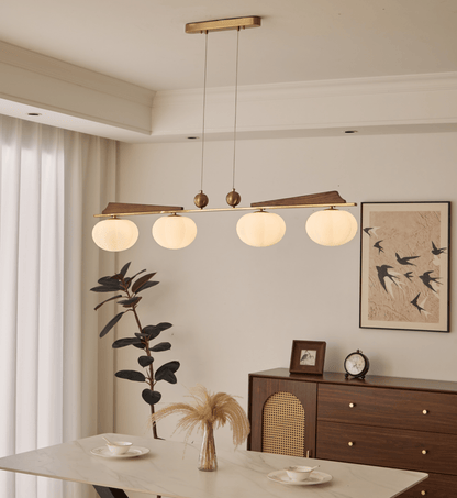 Astrid Bloom Chandelier - Elegant Design with Adjustable Height & LED