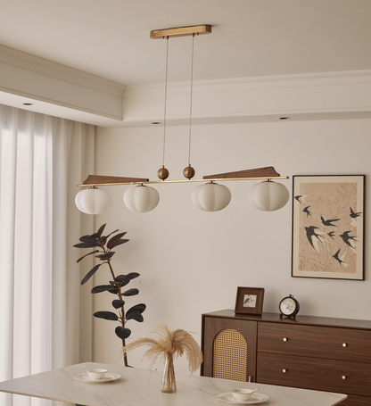 Astrid Bloom Chandelier - Elegant Design with Adjustable Height & LED