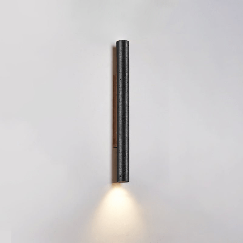Volcanic Noir Wall Sconce - Adjustable Angle & Energy-Efficient LED