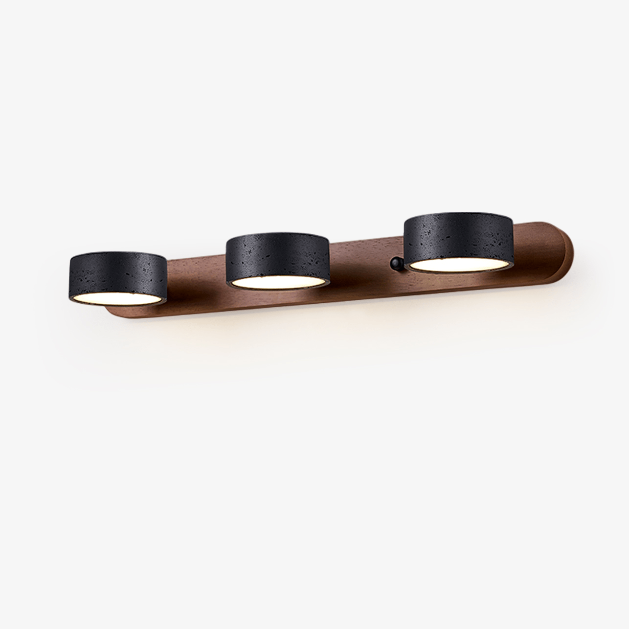 Black Travertine Duo Wall Light - Adjustable Brightness, Elegant Desig