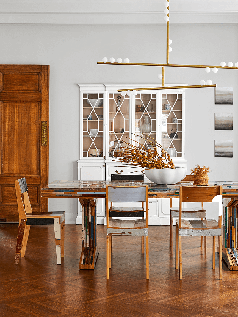 Elegant Brass Glass Drop Chandelier with Adjustable Height & LED Compa