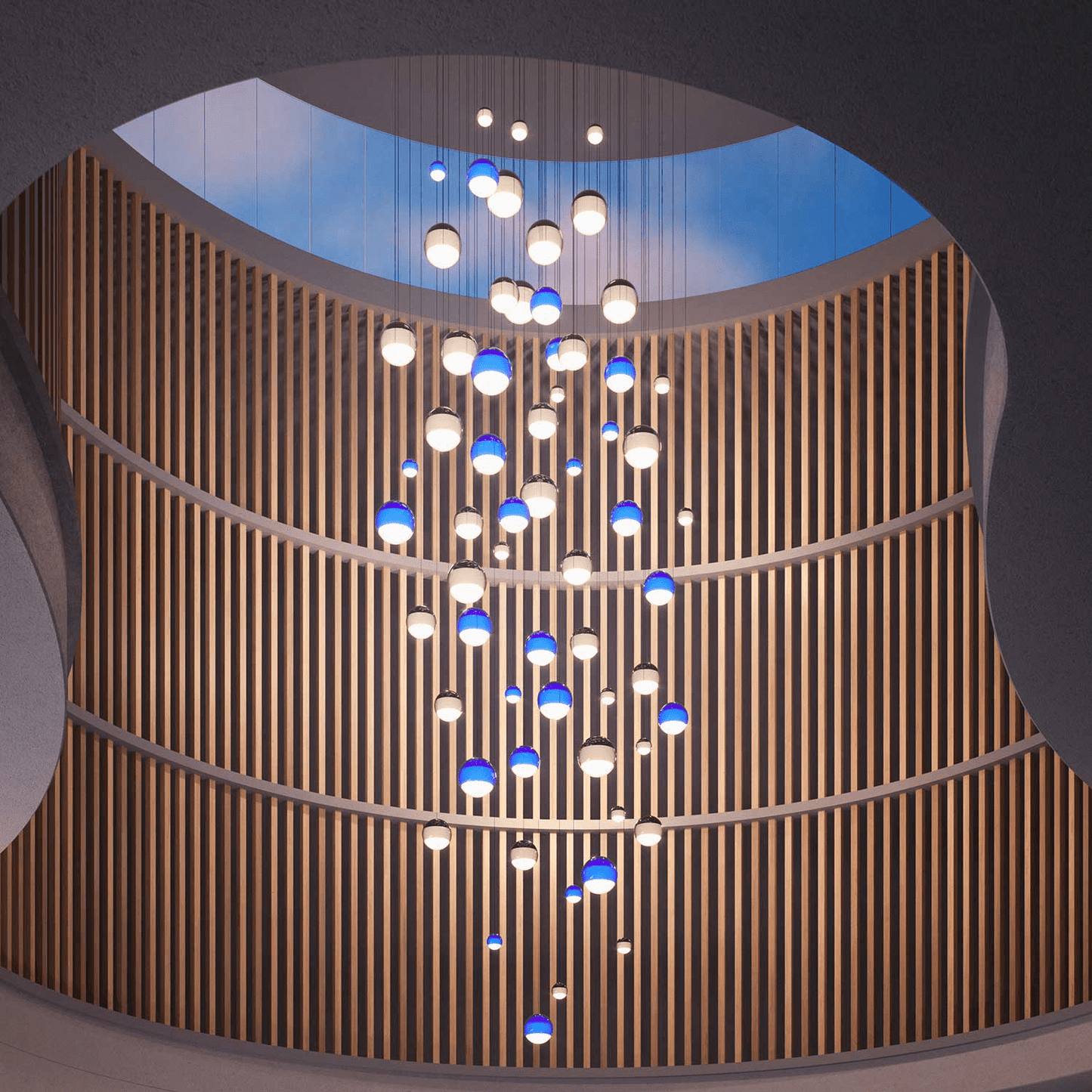 Modern Dipping Pendant Light - Adjustable Height, Energy Efficient Des