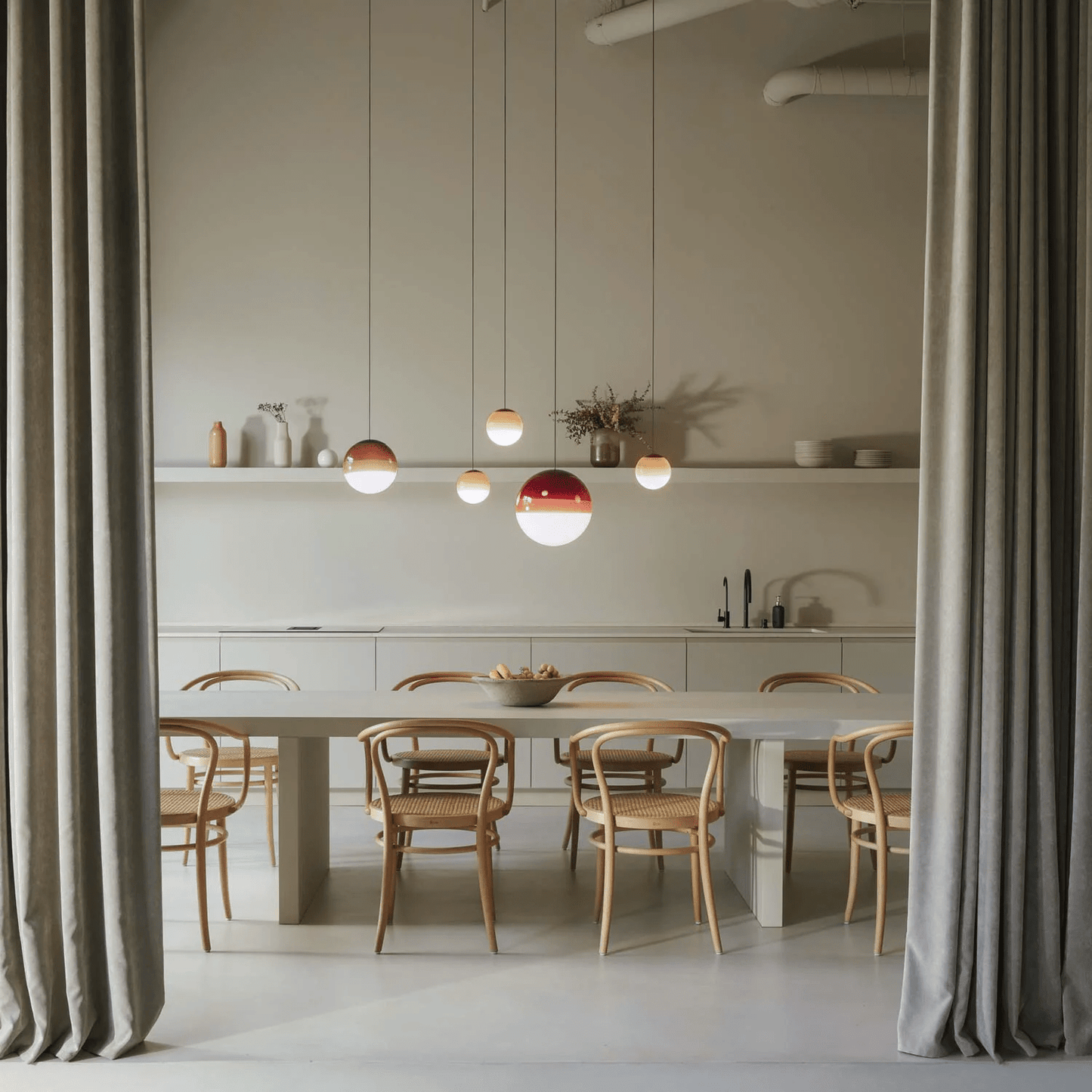 Modern Dipping Pendant Light - Adjustable Height, Energy Efficient Des