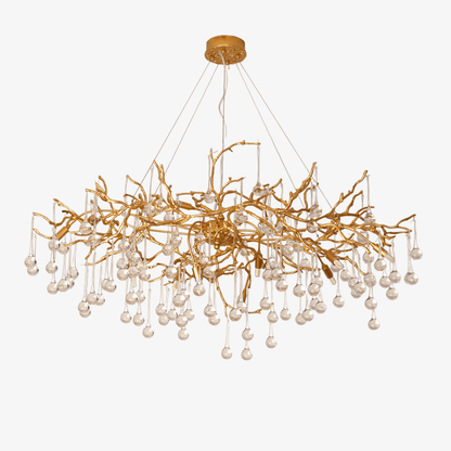Elegant Bijou Chandelier with Adjustable Height and Crystal Accents