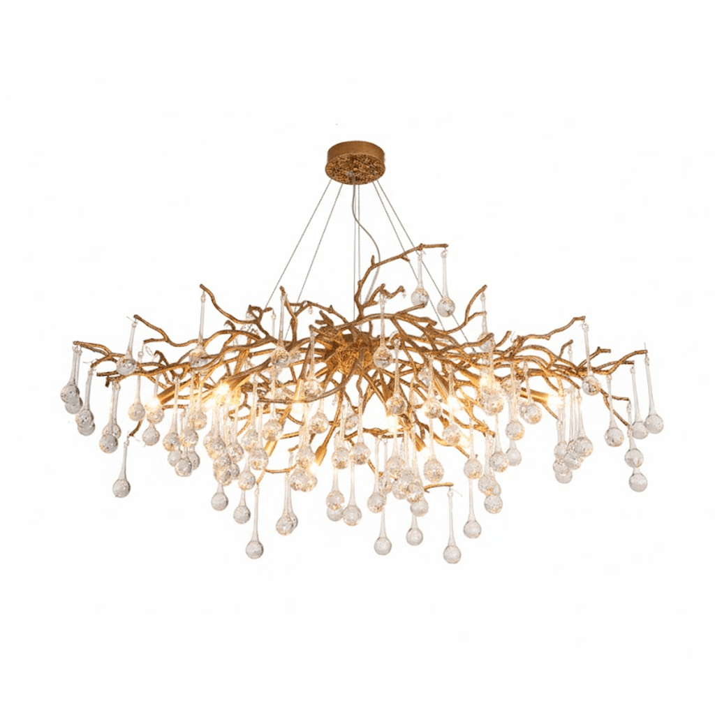 Elegant Bijou Chandelier with Adjustable Height and Crystal Accents