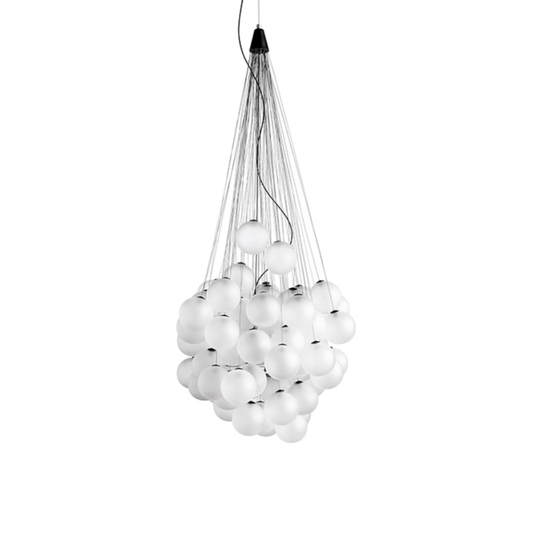 Cumulus Cascade Chandelier - Elegant Design with Adjustable Height & L