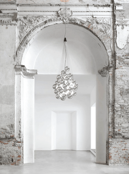 Cumulus Cascade Chandelier - Elegant Design with Adjustable Height & L