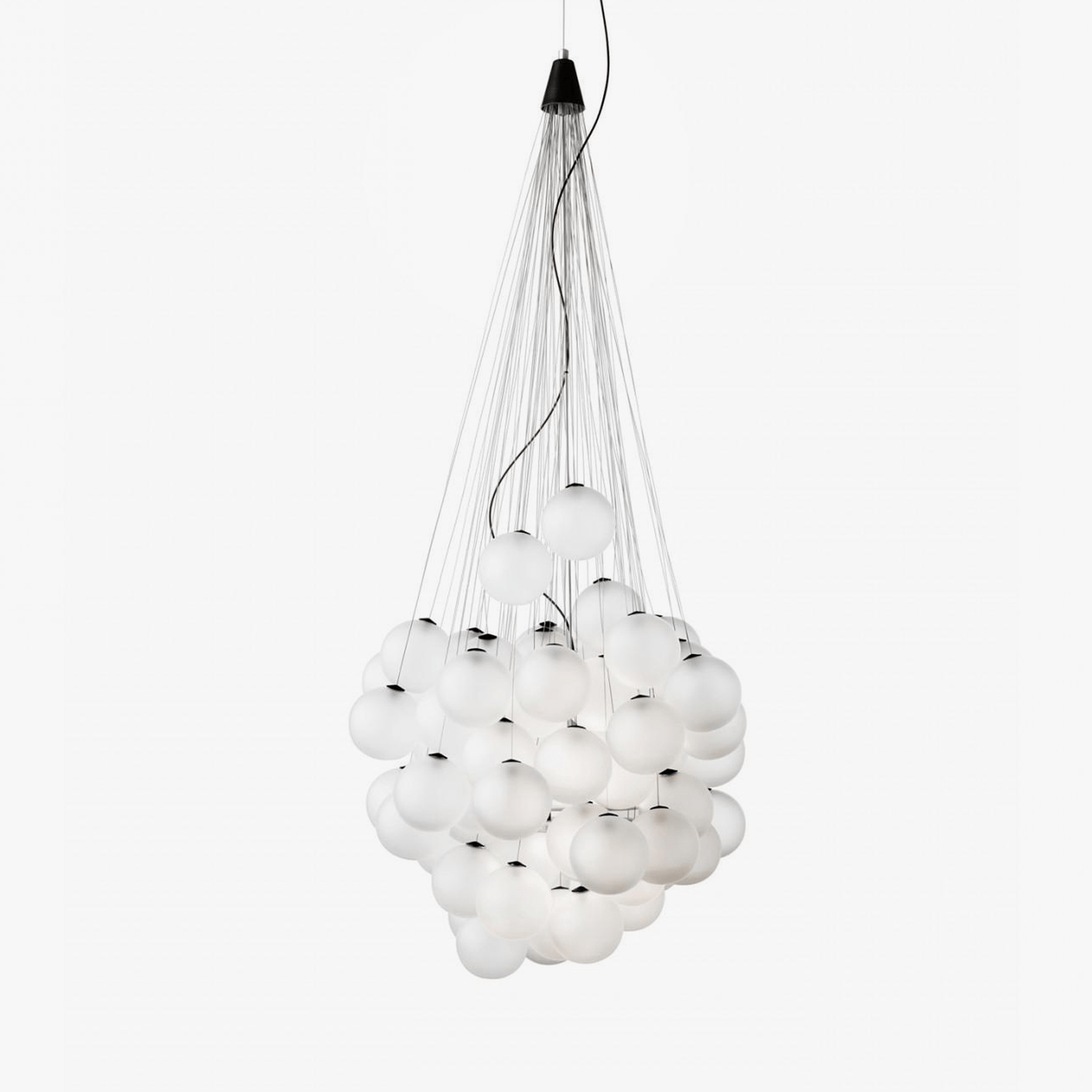 Cumulus Cascade Chandelier - Elegant Design with Adjustable Height & L