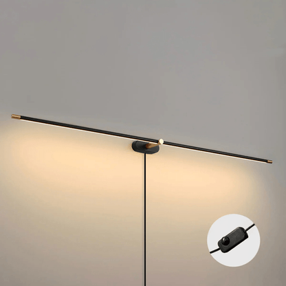 Professional Minimalist Linear Wall Lamp with Dimmable LED & Easy Inst