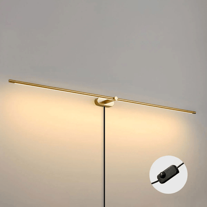 Professional Minimalist Linear Wall Lamp with Dimmable LED & Easy Inst