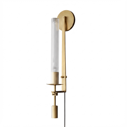 French Classicism Plug-in Wall Lamp with Adjustable Brightness & Timel