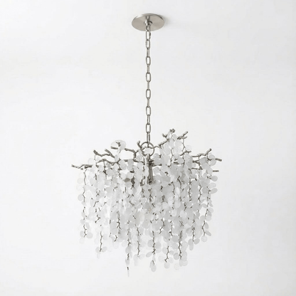 Shiro Noda Crystal Chandelier - Elegant Design with Adjustable Height