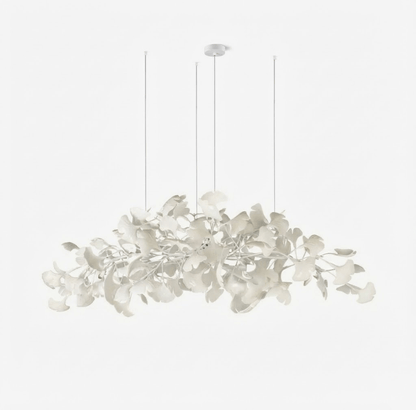 Gingko Plume Chandelier - Elegant Design with Adjustable Brightness