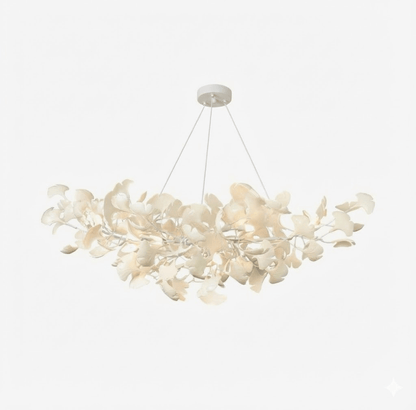 Horizon Bloom Ginkgo Chandelier - Elegant Design & Adjustable Height