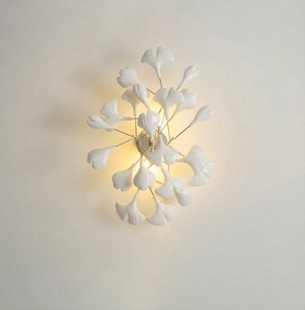 Gingko Modern Wall Lamp - LED Illumination & Adjustable Brightness
