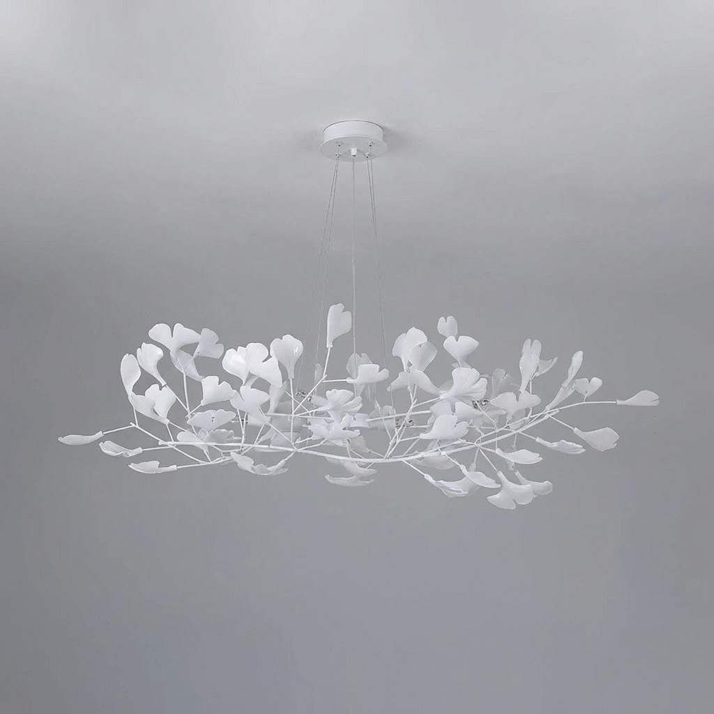 Gingko Wreath Chandelier - Elegant Design with Adjustable Brightness