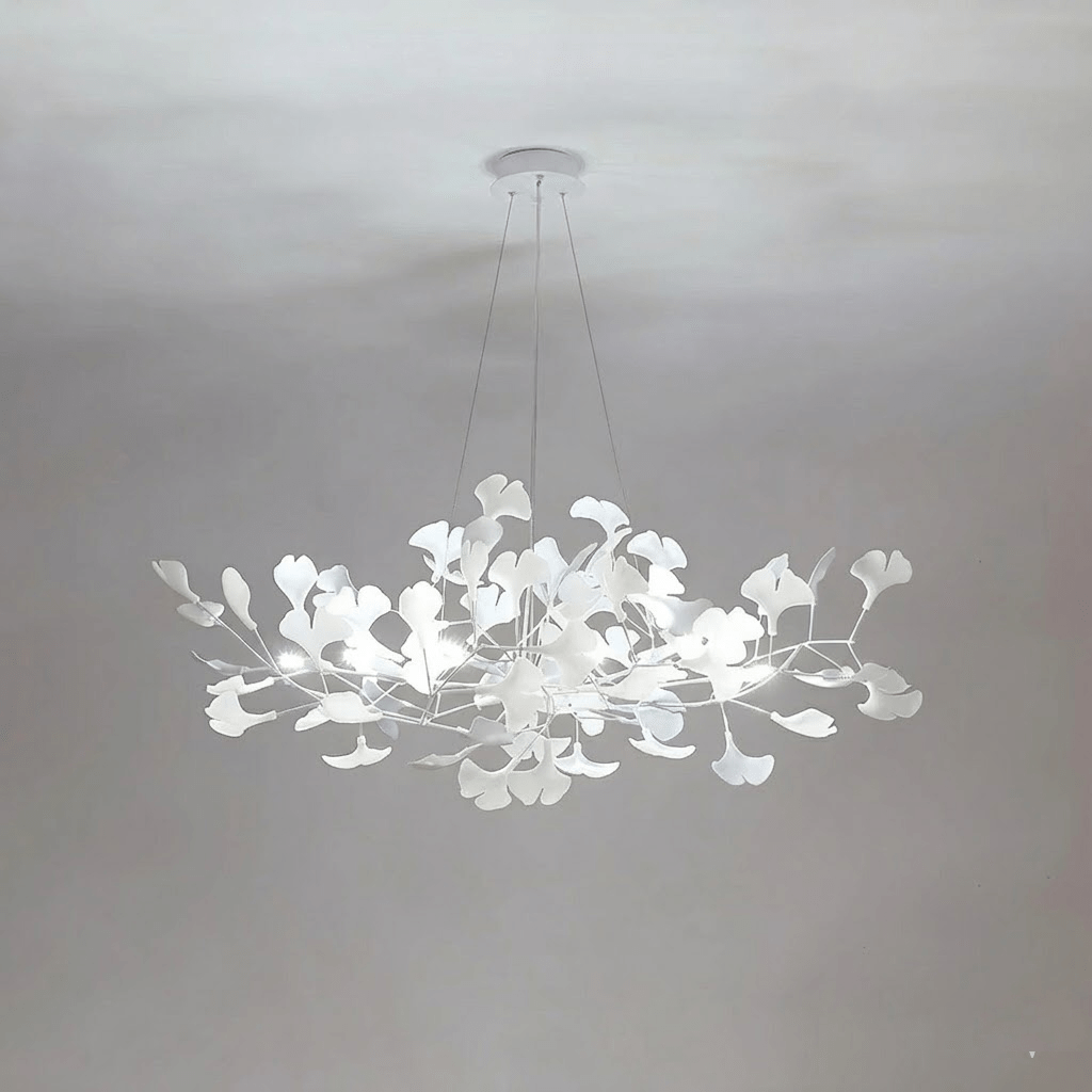Gingko Wreath Chandelier - Elegant Design with Adjustable Brightness