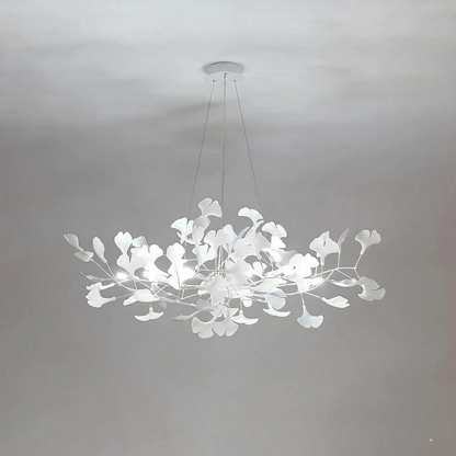 Gingko Wreath Chandelier - Elegant Design with Adjustable Brightness