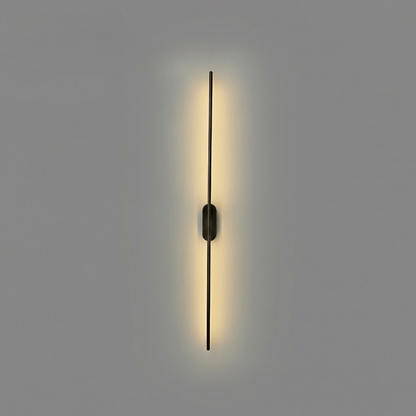 Modern Stick Shaped Metal Sconce with Adjustable Brightness & LED Ligh
